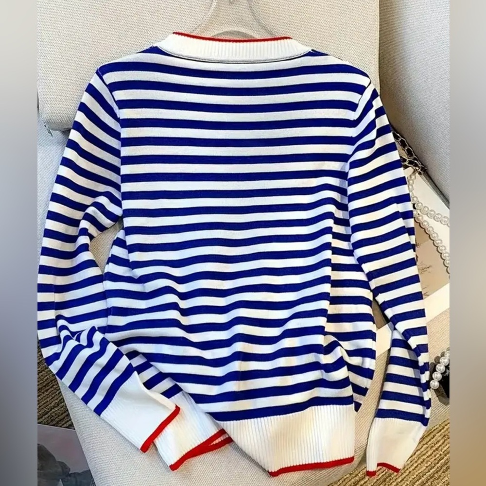 Milan Coastal Lightweight Crewneck Sweater Euro Summer - Picture 3 of 12